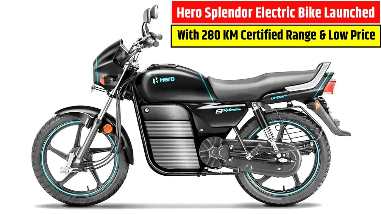 Hero Splendor Electric Bike Launched